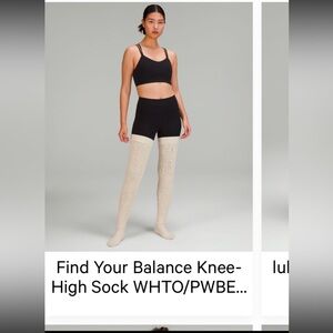 Lululemon Find Your Balance Knee High Sock